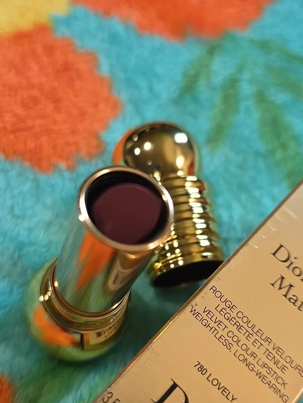 Dior Diorific Mat Velvet Colour Lipstick 780 Lovely - Deep Mauve Pink NIB